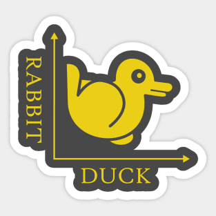 Duck Rabbit Illusion Sticker